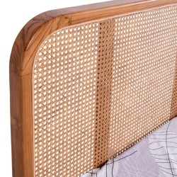 Collection Tamarin Rattan Bed 180x200 cm Teak