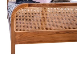 Collection Tamarin Rattan Bed 180x200 cm Teak