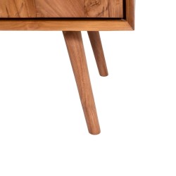 Collection Tamarin Aires Low TV Stand Natural Teak Oil Finish 160x45x50 cm